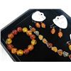 Image 2 : TRAY OF MAN MADE AMBER JEWELRY