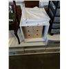 Image 1 : WOODEN 6 DRAWER CABINET AND 3 FABRIC STORAGE CUBES