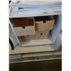 Image 3 : WOODEN 6 DRAWER CABINET AND 3 FABRIC STORAGE CUBES