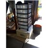 Image 1 : 6 DRAWER ROLLING ORGANIZER AND 1 DRAWER ORGANIZER