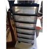 Image 2 : 6 DRAWER ROLLING ORGANIZER AND 1 DRAWER ORGANIZER