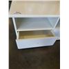 Image 2 : WHITE 3 DRAWER TV STAND