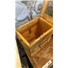 Image 2 : WOODEN BOX W/ METAL MESHING