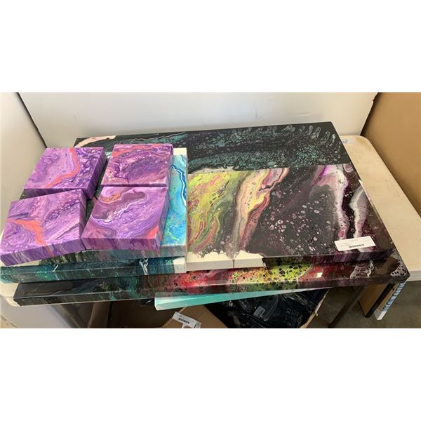 Abstract artwork lot