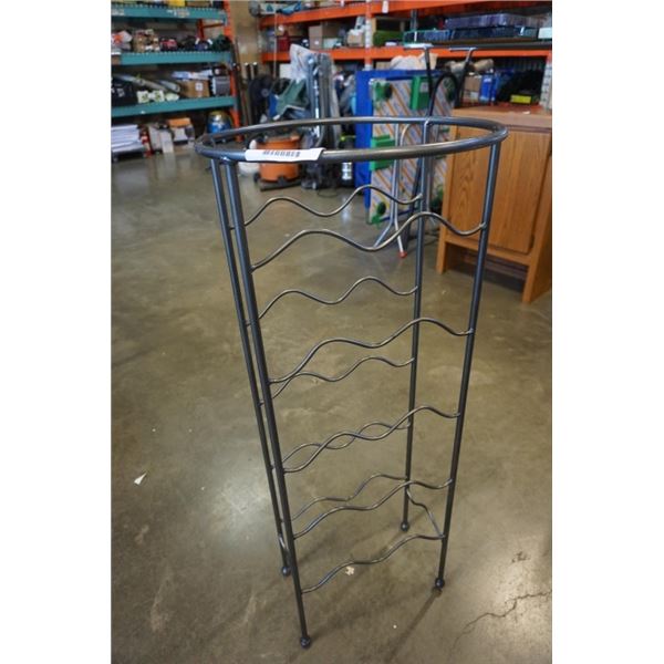 Metal wine rack 42" tall