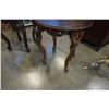 Image 2 : PAIR OF ROUND CARVED LEG ENDTABLES