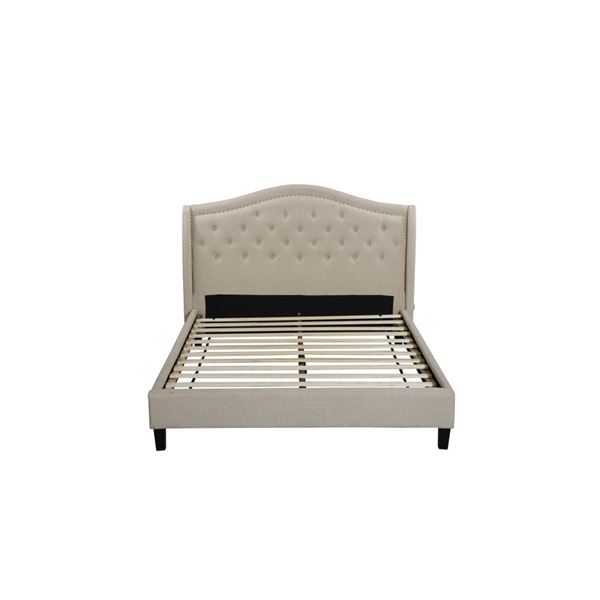 BRAND NEW QUEEN SIZE  TWILIGHT   UPHOLSTERED BEDFRAME - RETAIL $999