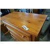 Image 2 : PINE 5 DRAWER CHEST OF DRAWERS