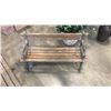 Image 2 : 3 piece cast iron bench and table set, youth size