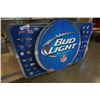 Image 2 : 45 inch by 20 Bud Light official NFL metal sign