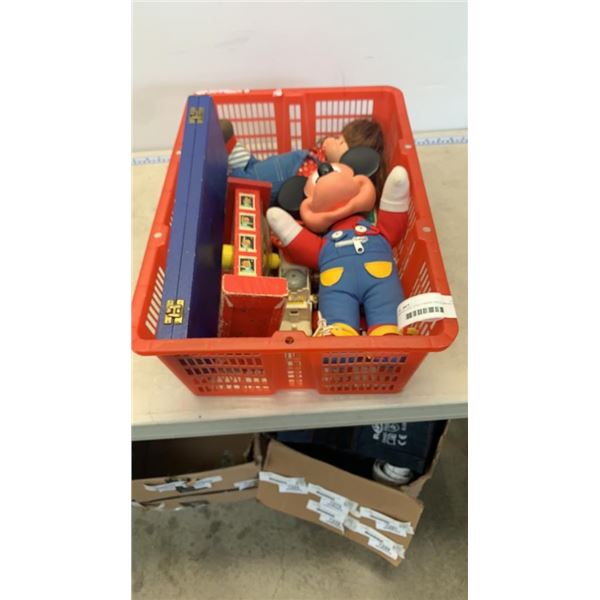 VINTAGE KIDS TOYS, FISHER PRICE MICKEY MOUSE AND OTHER