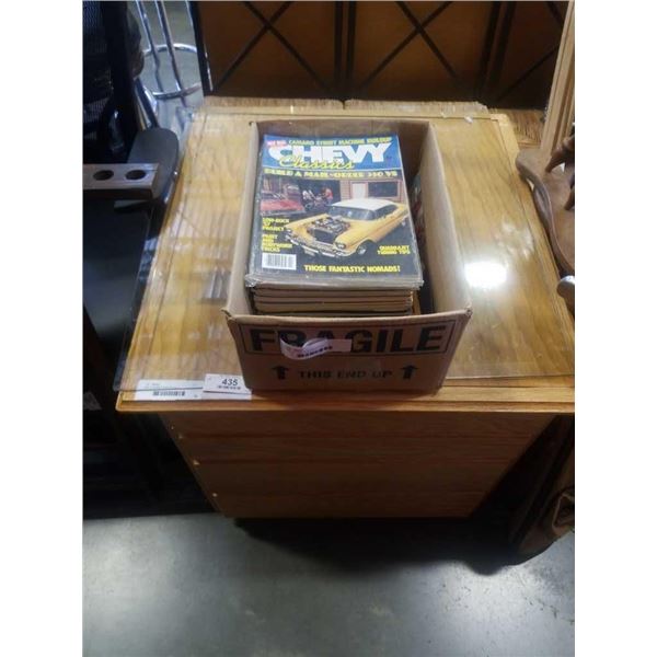 BOX OF HOT ROD MAGAZINES