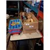 Image 2 : BOX OF BARBIES AND DOLL FURNITURE