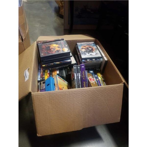 BOX OF DVDS AND TV BOX SETS