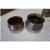 Image 8 : Vintage hand hammered etched metal and small chest