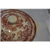 Image 3 : 5 PIECES CLARIC CLIFF TRANSFER WARE SIGNED CHINA - INCLUDES LIDDED VEGETABLE BOWL, GRAVY BOAT WITH T