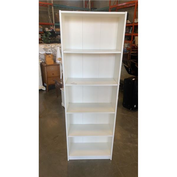 WHITE BOOKSHELF