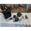 Image 1 : VINTAGE CAMERA, DIGITAL CAMERA AND PANASONIC VIDEO CAMERA - NO BATTERY