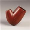 Image 2 : A PLAINS CATLINITE PIPE BOWL c. 19