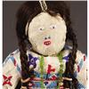 Image 3 : A SIOUX BEADED HIDE FEMALE DOLL c