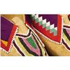 Image 3 : A PAIR OF DELAWARE BEADED HIDE MOCCASINS c. 19