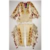 Image 1 : A BLACKFEET BEADED HIDE ENSEMBLE c. 18