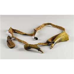 AN EASTERN WOODLANDS HUNTING BELT c. 18