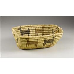 A HOPI POLYCHROME COILED BASKET