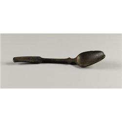 A PLAINS BUFFALO HORN SPOON c. 18