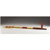 Image 1 : A SIOUX QUILLED WOOD PIPE STEM WITH CATLINITE