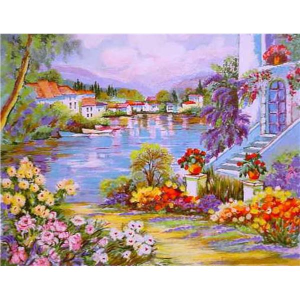 Zina Roitman- Original Serigraph "River Side"