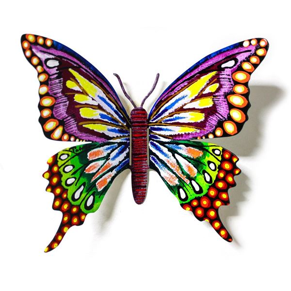 Patricia Govezensky- Original Painting on Cutout Steel "Butterfly CLIX"