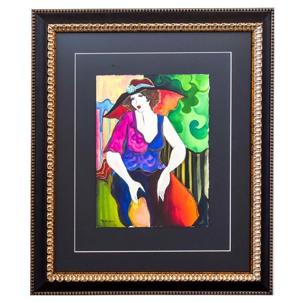 Patricia Govezensky- Original Watercolor "Chloe"