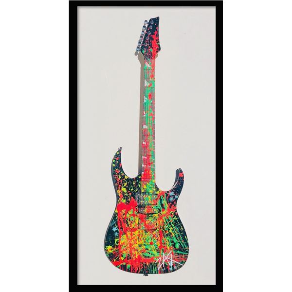 E.M. Zax- One-of-a-Kind hand painted Guitar  Guitar 