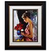 Image 1 : Igor Semeko- Hand Embellished Giclee on Canvas "Blessings"