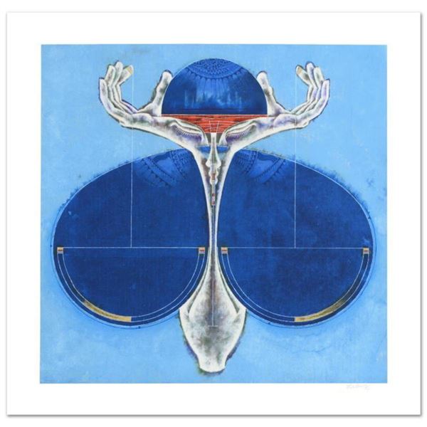 Lu Hong, "Libra" Limited Edition Giclee, Numbered and Hand Signed with COA.