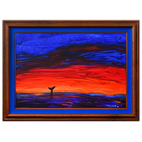 Wyland- Original Painting on Canvas "Asbstract"