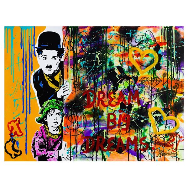 Nastya Rovenskaya- Mixed Media "Hide & Seek"