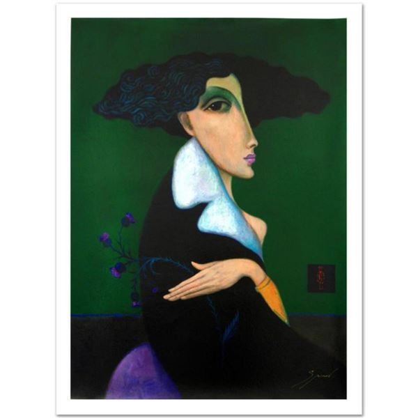 Sergey Smirnov (1953-2006), "Anna Pavlova" Limited Edition Mixed Media on Canvas (30" x 40"), Number