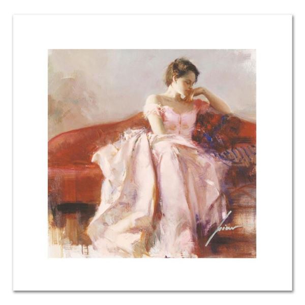 Pino (1931-2010), "Evening" Limited Edition on Canvas, Numbered and Hand Signed with Certificate of 