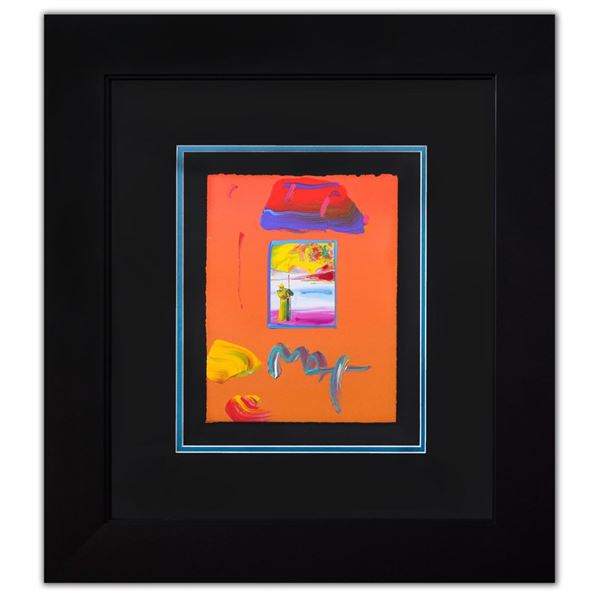 Peter Max- Original Mixed Media "Sage and Profile Ver. I #113"