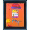 Image 2 : Peter Max- Original Mixed Media "Sage and Profile Ver. I #113"