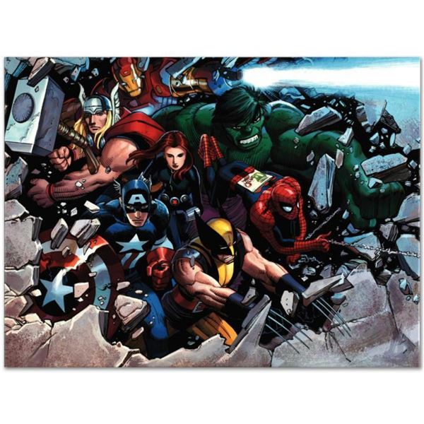 Marvel Comics "Son of Marvel: Reading Chronology" Numbered Limited Edition Giclee on Canvas by John 