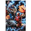 Image 1 : Marvel Comics "Iron Man/Thor #3" Numbered Limited Edition Giclee on Canvas by Scot Eaton with COA.