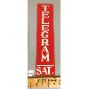 Image 1 : TELEGRAM SATURDAY TIN SIGN