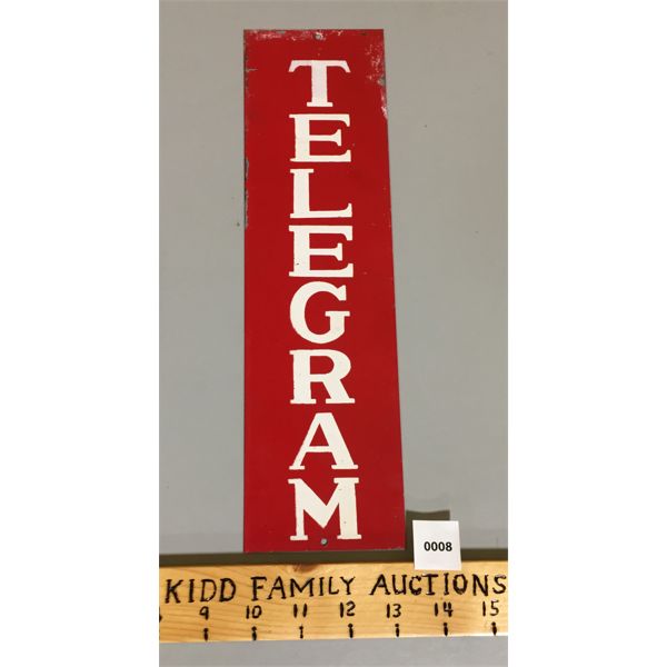 TELEGRAM TIN SIGN