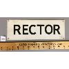 Image 1 : RECTOR TIN SIGN