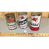 Image 1 : LOT OF 3 MOBIL OIL IMPERIAL QUART CANS 
