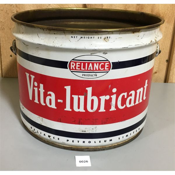 RELIANCE 25 POUND GREASE PAIL