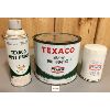 Image 1 : LOT OF 3 TEXACO TINS